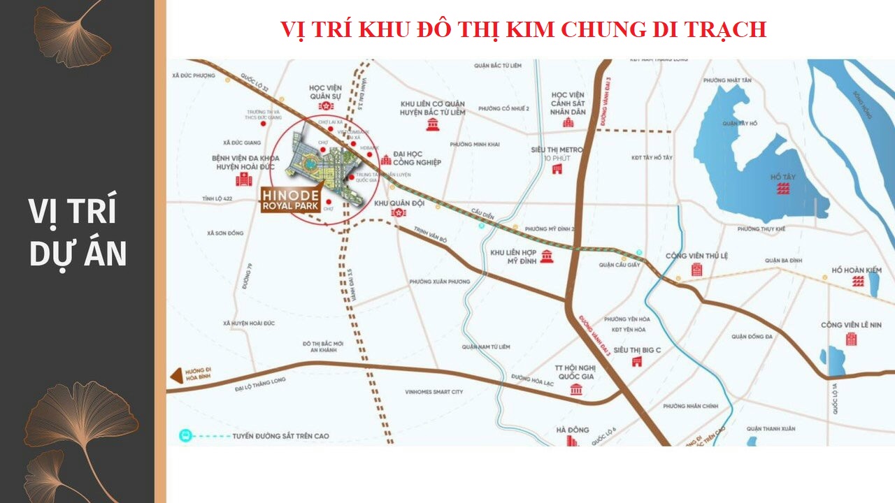Vị trí Khu đô thị Kim Chung Di Trạch